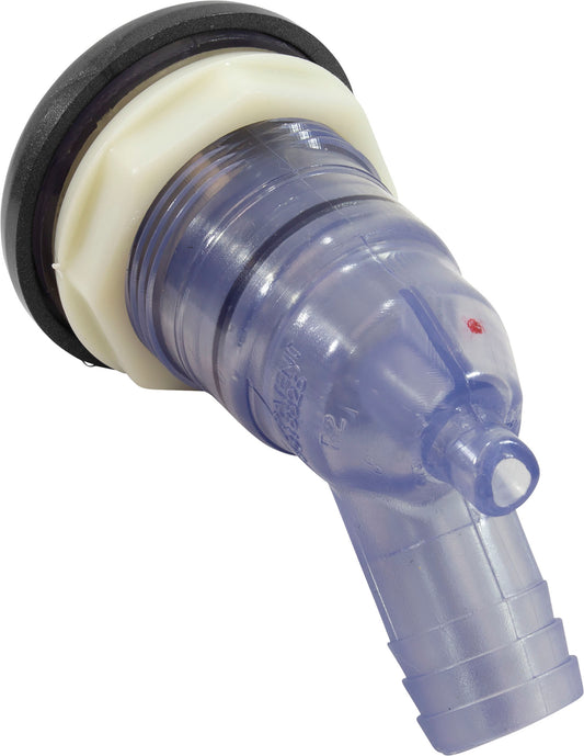 Deck Jet, Waterway, 2-3/16"fd, 1-9/16"hs, Flush Mount, DSG