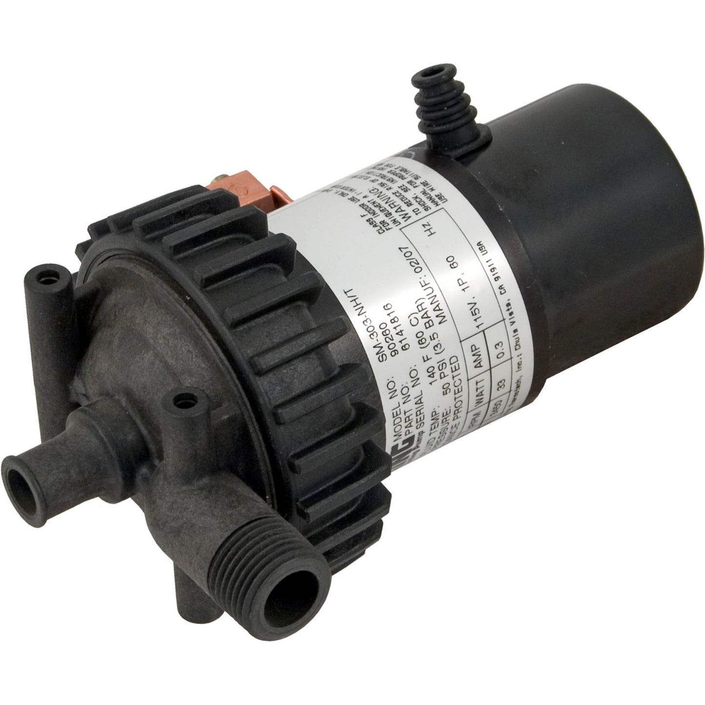 Pump, Circ, Laing SM-303, 115v, 1/2"b x 1/2"fpt, OEM