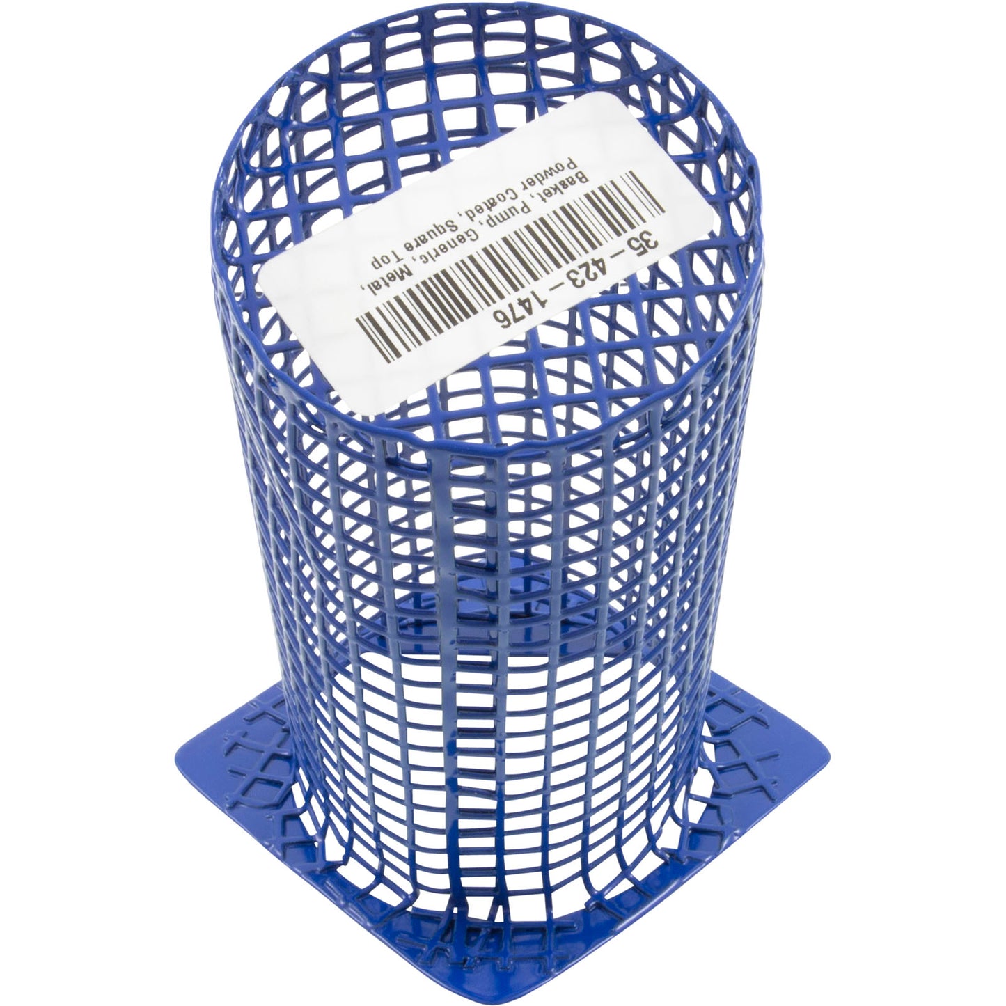 Basket, Pump, Generic, Metal, Powder Coated, Square Top