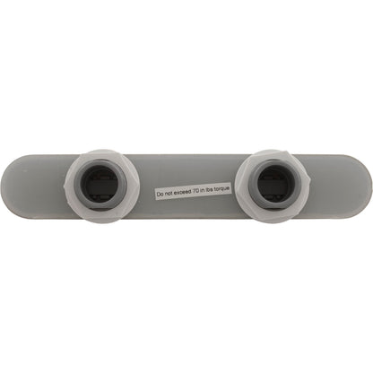 Waterfall, CMP, 18", Back Port, Gray