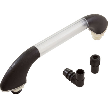 Aquarail, CMP Grab Rail Waterfall, 5" Black/Clear