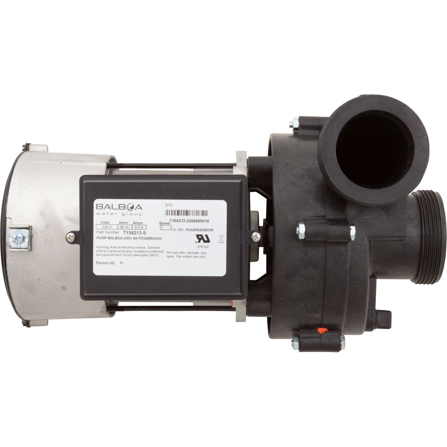 Pump, BWG Vico Ultimax GE, 3.0hp, 6A, 230v, 2"mbt, OEM