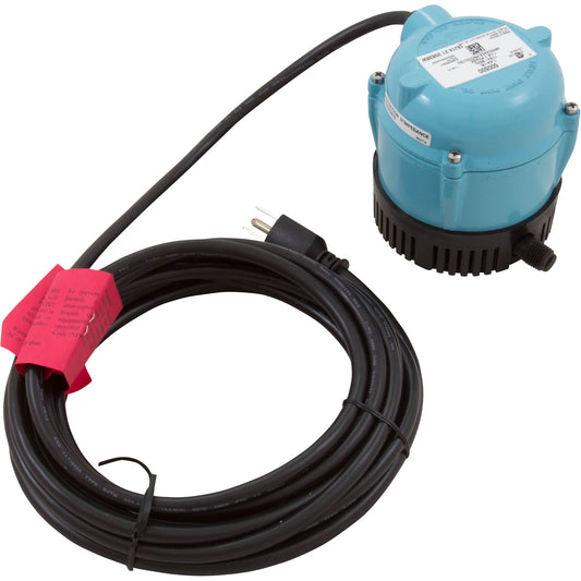 Pump, Submersible, Little Giant, 170 GPH, 70W, 18' Cord