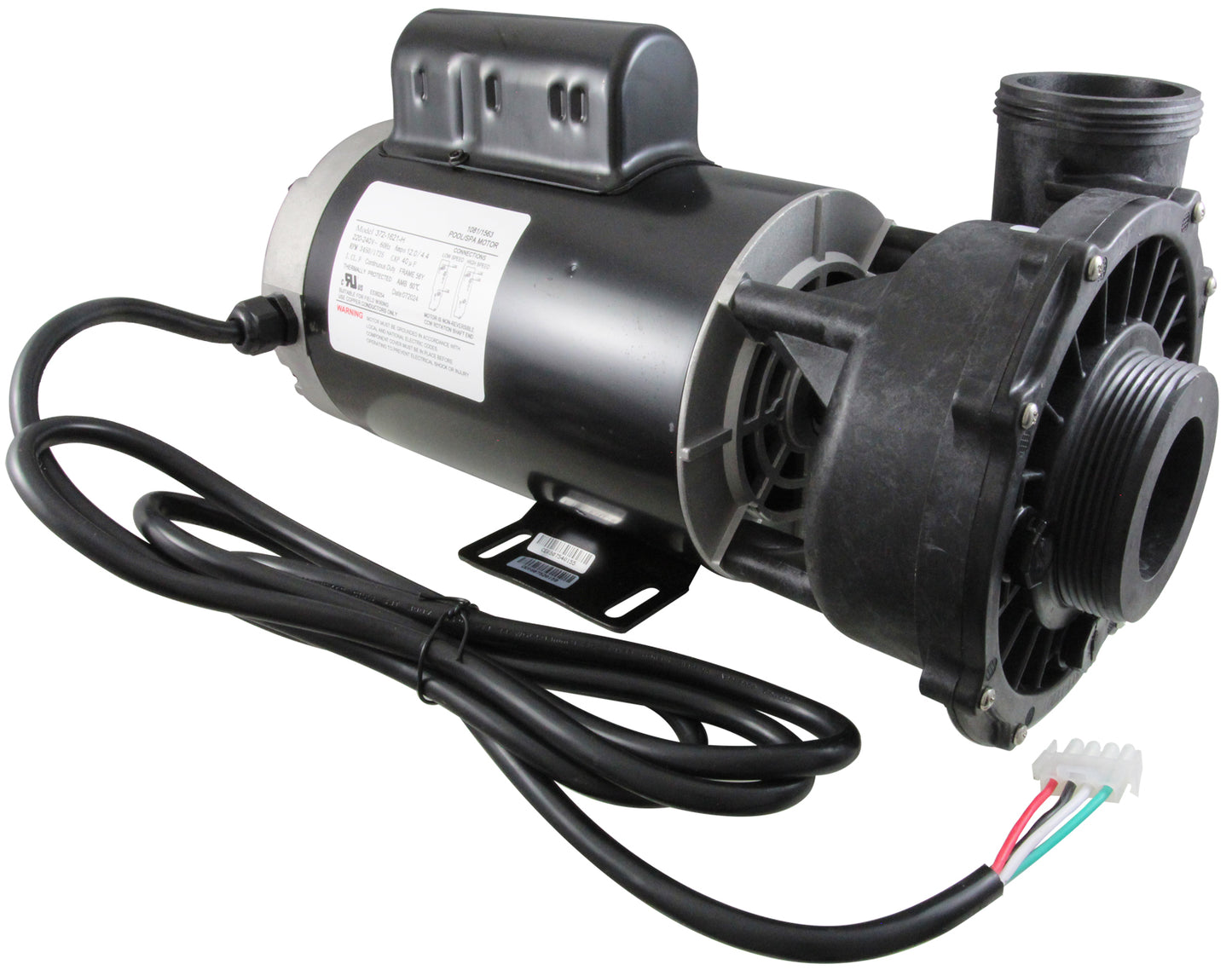 Pump, WW Executive, 4.0hp, 230V, 2-Spd, 56Fr, 2-1/2", 8ft Cord