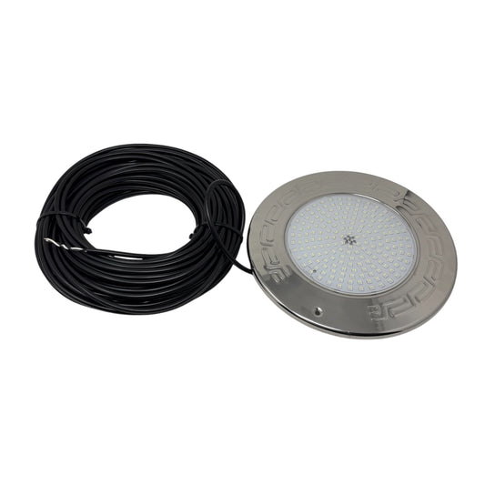12V LED RGBW Inground Pool Light 10 Inch Replacement For Pentair* Intellibrite* 100' Cord