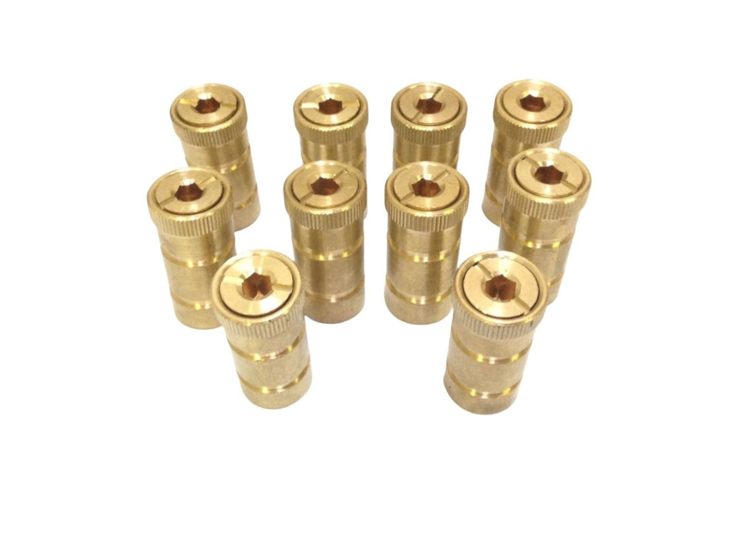 10 Pack Brass Concrete Deck Anchor - abcpoolparts